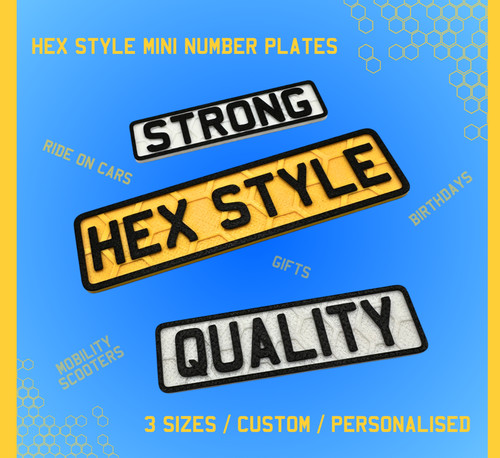 Hex ride car - mini, number