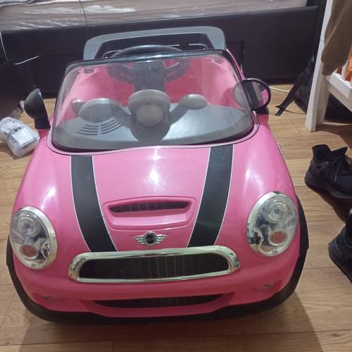 Pink mini style battery - pink,